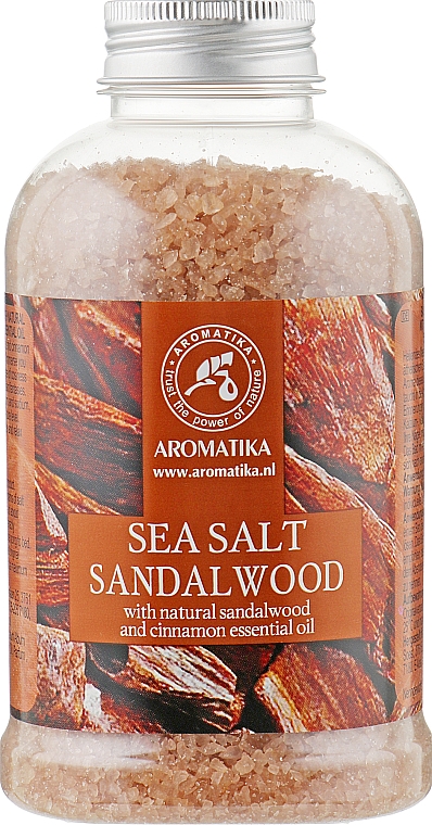 Соль морская для ванн «Сандал» - Aromatika Bath Salt Sandalwood  — фото N1