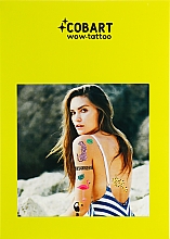 Духи, Парфюмерия, косметика Набор временных тату "Тропики" - Cobart Wow-Tattoo Tropical Vibes