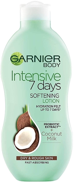 Лосьон для тела с кокосовым молоком - Garnier Intensive 7 Days Coconut Milk Body Lotion Dry Rough Skin — фото N1