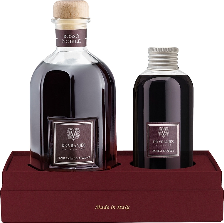 Набір - Dr. Vranjes Rosso Nobile Gift Box (diffuser/250ml + refill/150ml) — фото N1