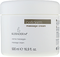 Духи, Парфюмерия, косметика Крем массажный для тела - Kleraderm Celliderm Massage Cream 
