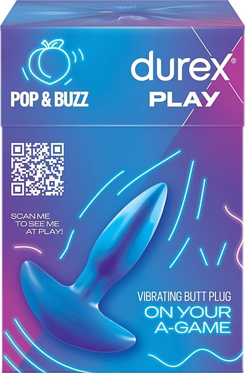 Вибрирующая анальная пробка - Durex Play Vibrating Butt Plug — фото N2