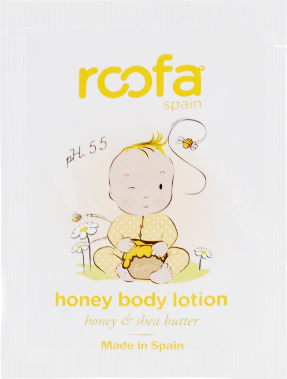 Лосьйон для тіла з ароматом меда - Roofa Honey Body Lotion — фото N1