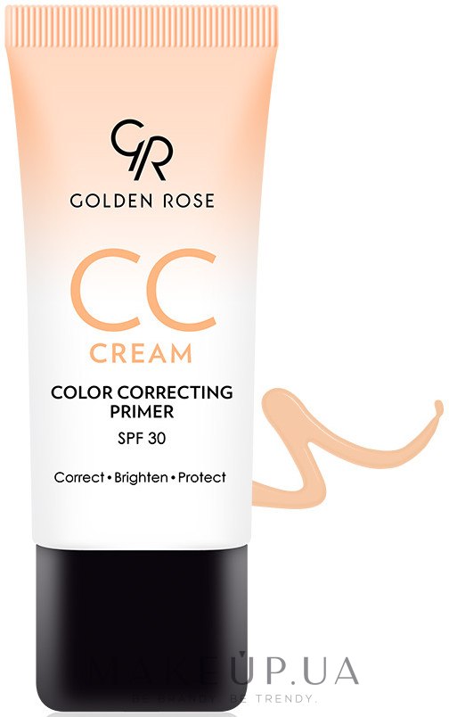 CC-крем для коррекции цвета лица - Golden Rose CC Cream Color Correcting Primer — фото 02 - Orange