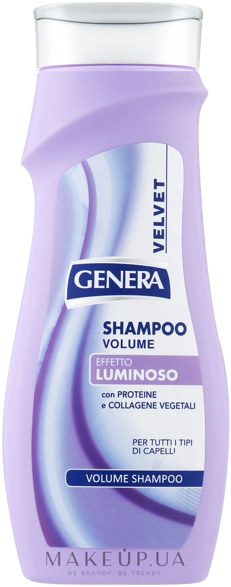 Шампунь для придания объёма - Genera Velvet Shampoo Volume — фото 300ml