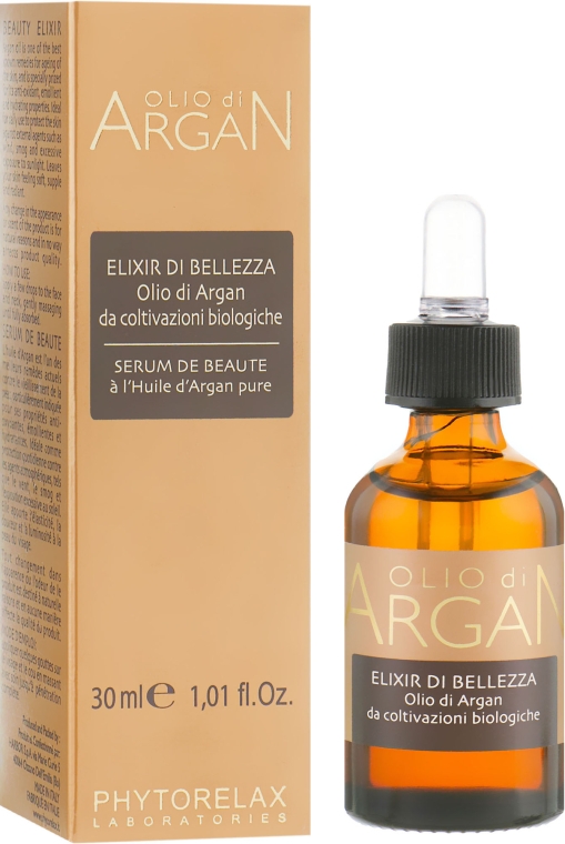 Эликсир для лица с аргановым маслом - Phytorelax Laboratories Olio di Argan Elixir Of Beauty