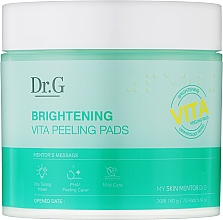 Духи, Парфюмерия, косметика Диски-пилинг для лица - Dr.G Brightening Vita Peeling Pads