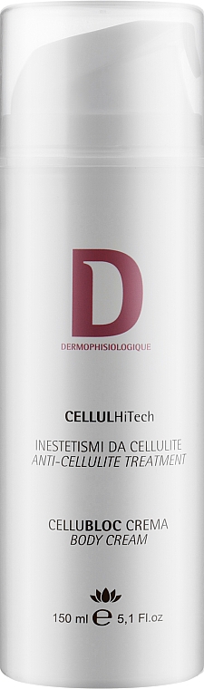 Лікувальний антицелюлітний крем для тіла - Dermophisiologique CellulHiTech CelluBloc Cream — фото N1