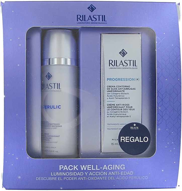 Набор - Rilastil Multirepair Pack Well-Aging (serum/30ml + cr/15ml) — фото N1