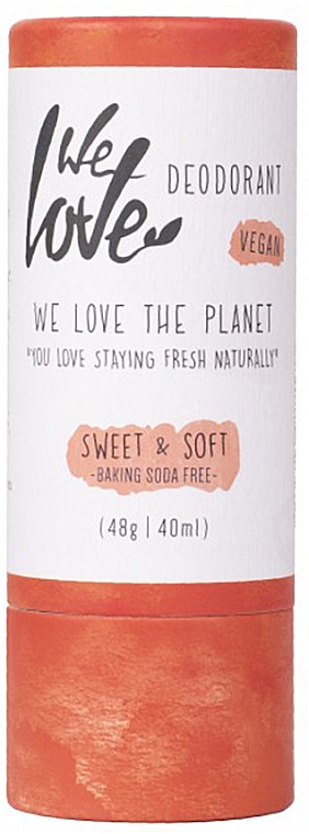 Дезодорант-стик - We Love The Planet Sweet & Soft Deodorant