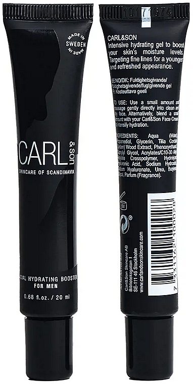 Зволожувальний гель для обличчя - Carl & Son Facial Hydrating Booster — фото N2