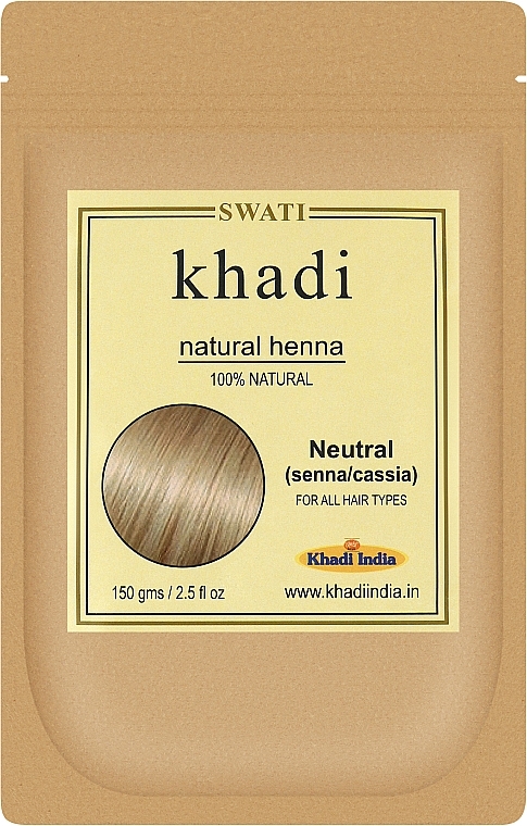 Нейтральна хна для волосся - Khadi Swati Neutral Henna — фото N1