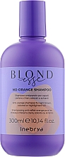 Шампунь для фарбованого волосся, проти помаранчевого кольору - Inebrya Blondesse No-Orange Shampoo — фото N1