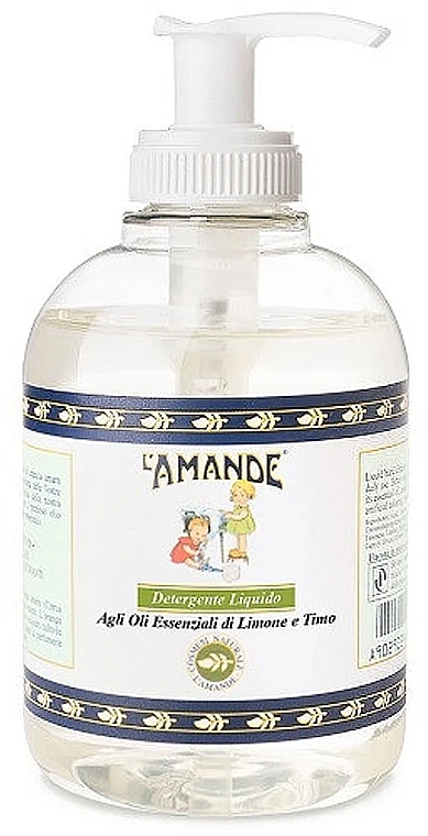 Рідке мило з лимоном та чебрецем - L'Amande Marseille Lemon and Thyme Liquid Soap — фото N1