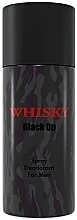 Духи, Парфюмерия, косметика Evaflor Whisky Black Op Spray Deodorant For Men - Дезодорант