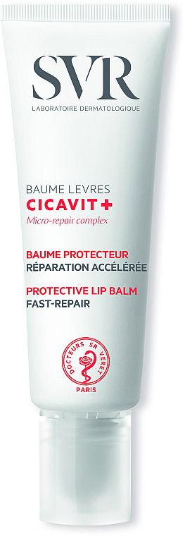 Защитный бальзам для губ - SVR Cicavit+ Protective Lip Balm Fast-Repair — фото N1