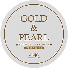 Парфумерія, косметика Гідрогелеві патчі під очі із золотом і перлами - Anjo Professional Gold & Pearl Hydrogel Eye Patch