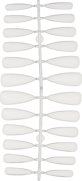 Одноразові тіпси для нарощування нігтів, 240 шт. - Adore Professional Funky Gel Nail Tips Long Stilette — фото N2