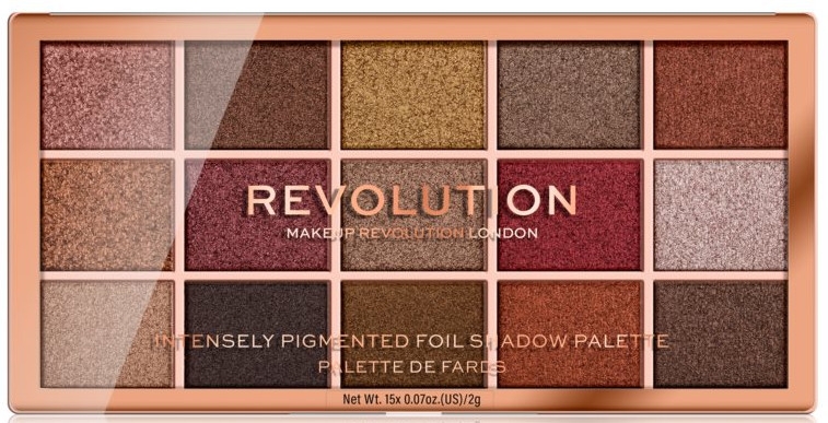 Палетка теней для век - Makeup Revolution Foil Frenzy Eye Shadow Palette — фото N1