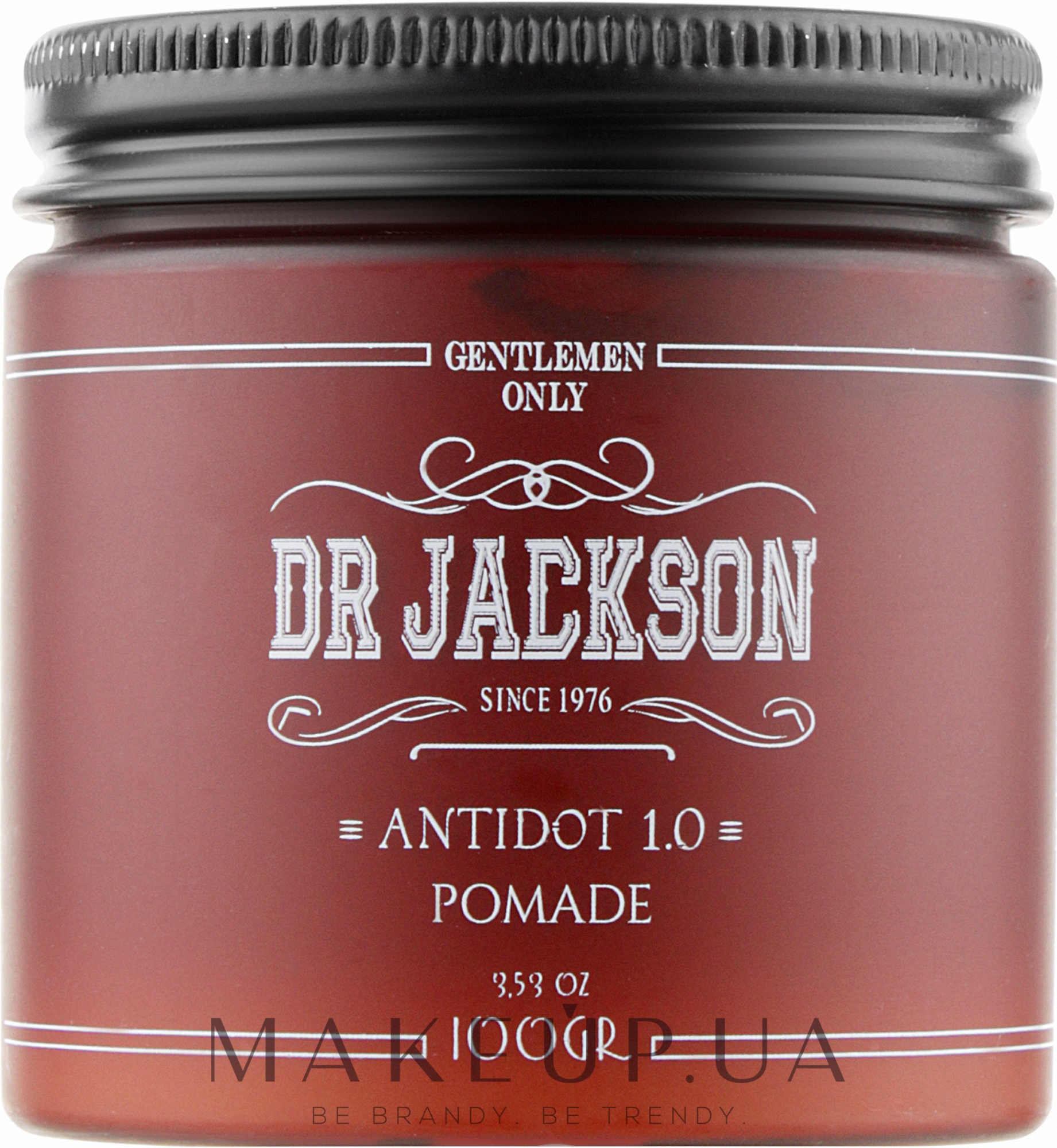 Классическая помада для укладки волос, средняя фиксация - Dr Jackson Gentlemen Only Old School Barber Antidot 1.0 Pomade — фото 100g