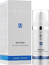 Гелева маска, яка знімає набряки й темні кола під очима - Norel Magic Touch Gel Mask For Eyes And Eyelids — фото N2