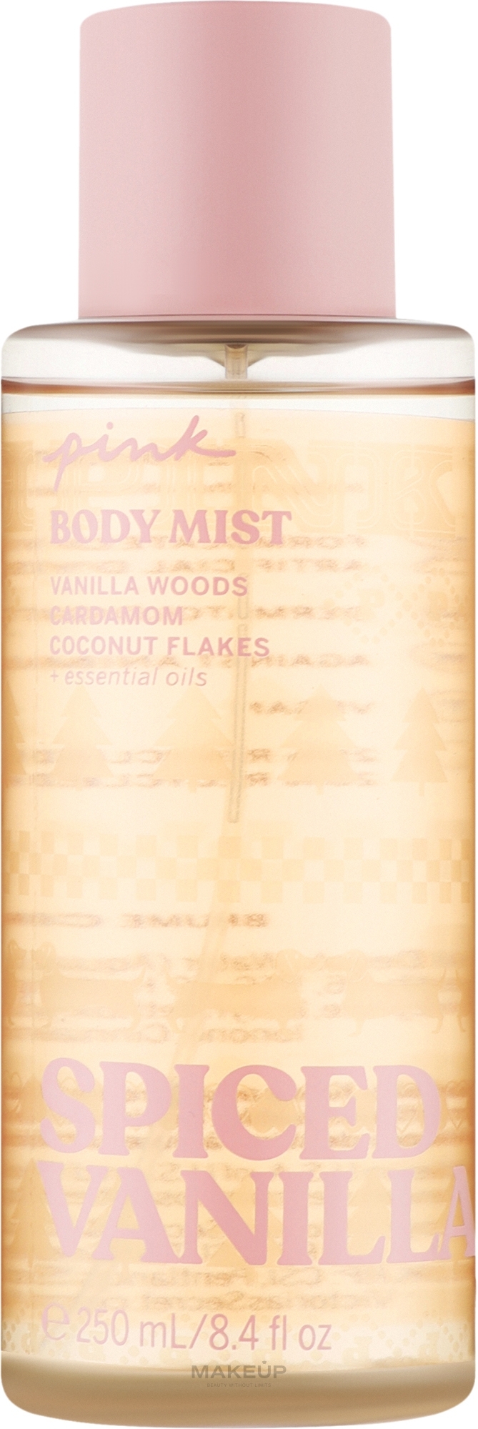 Парфумований спрей для тіла - Victoria's Secret Pink Spiced Vanilla Body Mist — фото 250ml