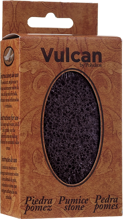 Пемза, 98x58x37мм - Vulcan Pumice Stone Dark Grey — фото N4