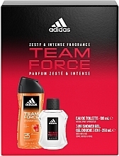 УЦЕНКА Adidas Team Force - Набор (edt/100ml + s/g/250ml) * — фото N4