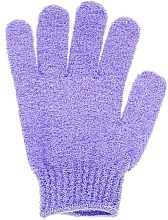 Мочалка-перчатка банная, фиолетовая - Beauty Line — фото N1