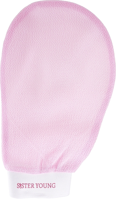 Відлущувальна пілінг-рукавичка для тіла, рожева - Sister Young Exfoliating Glove Pink