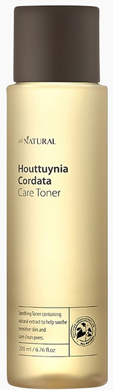 Заспокійливий тонік для обличчя - All Natural Houttuynia Cordata Care Toner — фото N1