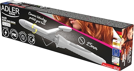 Плойка для волос, 25 мм - Adler Hair Curling Iron AD 2106 — фото N6