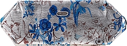 Косметичка "Silver Meadow", 94330, с голубыми цветками - Top Choice — фото N2