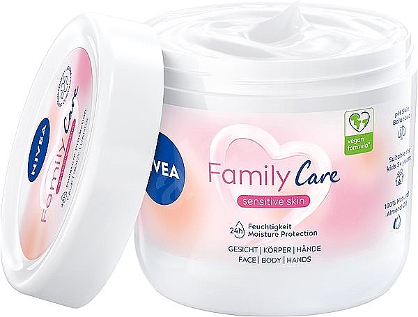 Крем зволожувальний для всієї сім'ї - NIVEA Family Care Hydrating Creme — фото N1