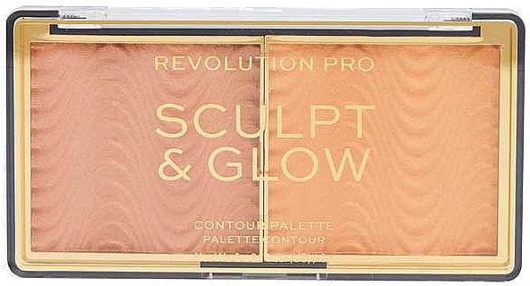 Контурная палетка для лица - Revolution Pro Sculpt & Glow Contour Palette — фото N1