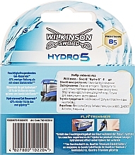 Кассеты для бритья - Wilkinson Sword Hydro5 — фото N3