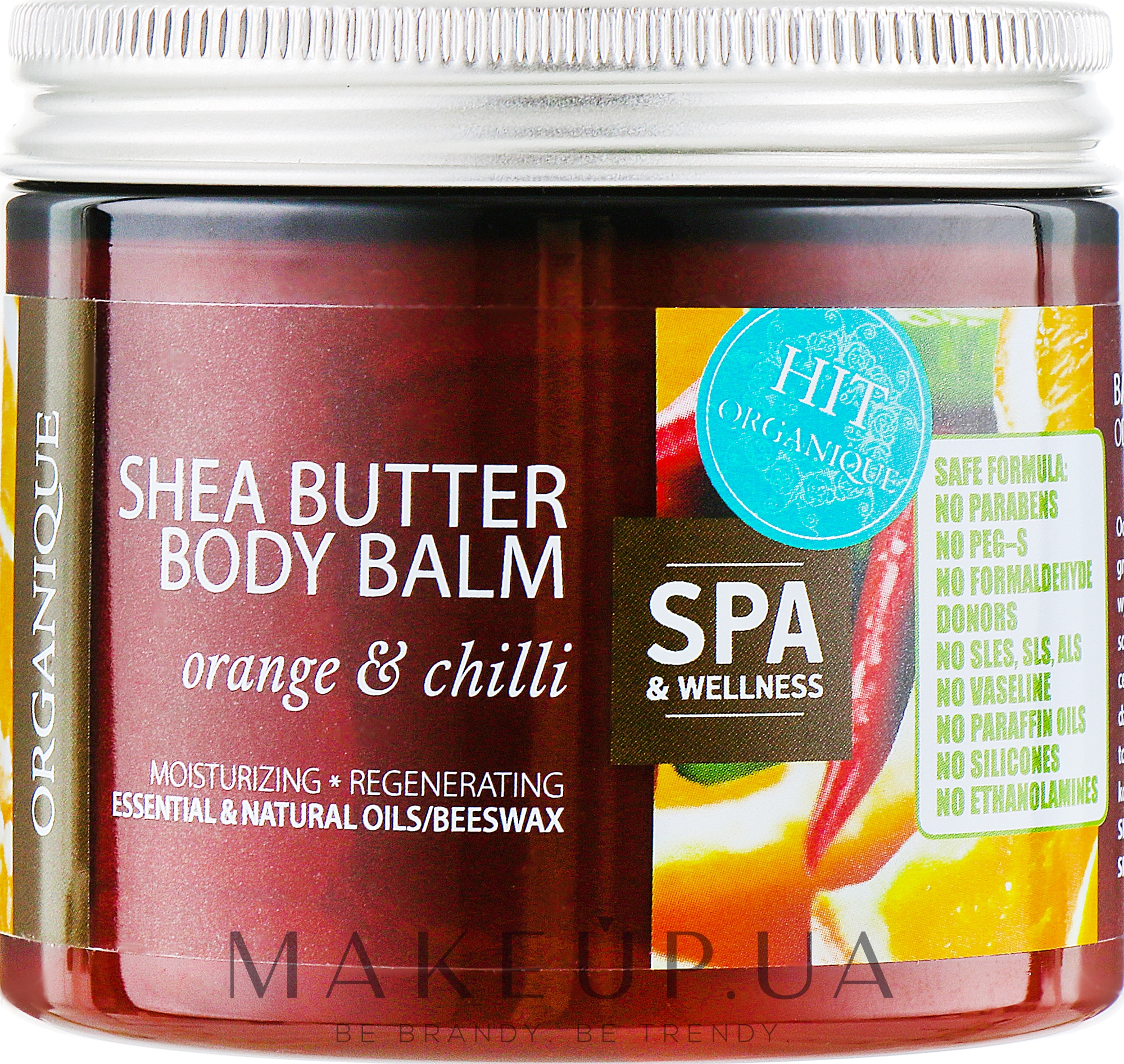 Бальзам для тела "Апельсин и Чили" - Organique Shea Butter Body Balm Orange and Chilli — фото 200ml