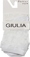 Носки "Горошек", белые - Giulia — фото N1