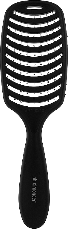 Расческа для волос, черная - HH Simonsen Air Brush Black  — фото N3