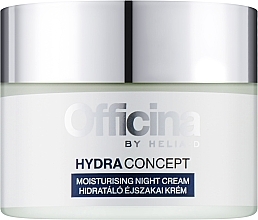 Духи, Парфюмерия, косметика Крем для лица увлажняющий, ночной - Helia-D Officina Hydra Concept Moisturizing Night Cream