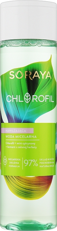 Зволожувальна міцелярна вода - Soraya Chlorofil Moisturizing Micellar Water — фото N1