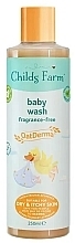 Духи, Парфюмерия, косметика Гель для душа, без отдушек - Childs Farm OatDerma Baby Wash Fragrance-Free