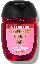 Антибактеріальний гель для рук "Strawberry Pound Cake" - Bath and Body Works Anti-Bacterial Hand Gel — фото N1