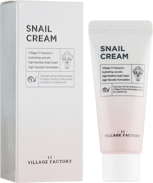 Крем для обличчя з равликовим муцином - Village 11 Factory Snail Cream — фото N1
