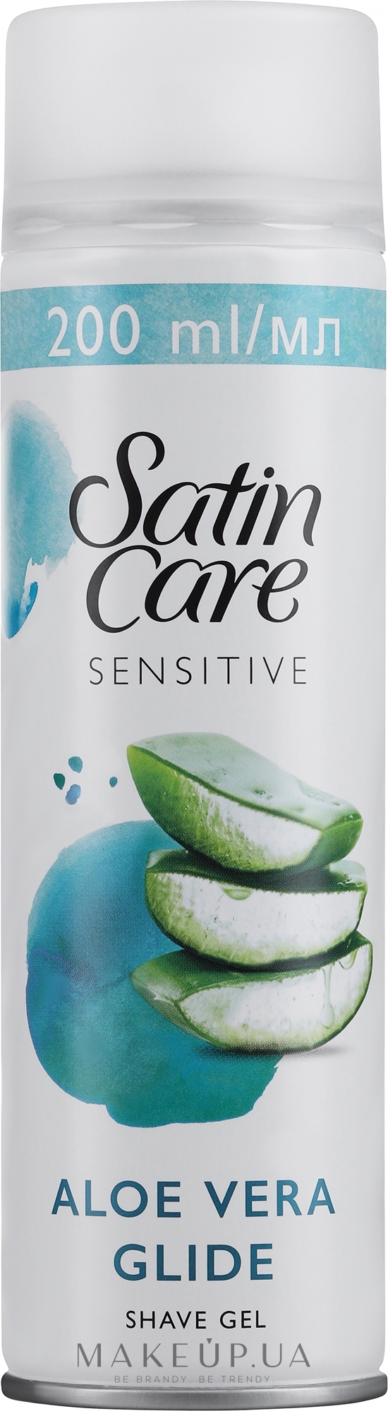 Гель для бритья для чувствительной кожи - Gillette Satin Care Sensitive Skin Shave Gel for Woman — фото 200ml