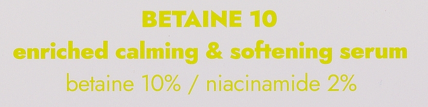 Сироватка для заспокоєння і пом’якшення шкіри - Frankly Betaine 10 Serum — фото N3