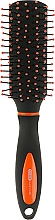 Духи, Парфюмерия, косметика Мини-щетка для волос прямоугольной формы 18 см, оранжевая - Titania Softtouch