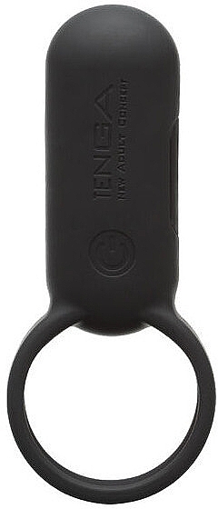 Эрекционное кольцо, черное - Tenga SVR Smart Vibe Ring — фото N1