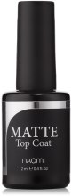 Парфумерія, косметика Закріплювач гель-лаку матуючий - Naomi Gel Matte Top Coat