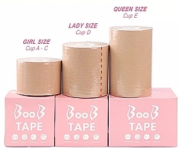 Кинезио-тейп для груди Boob Tape, 5 см х 5 м, экрю - Yeye — фото N2